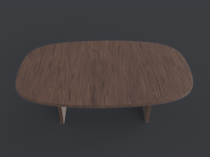 Modern Office Meeting Table Modello 3D