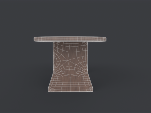 Modern Office Meeting Table Modello 3D