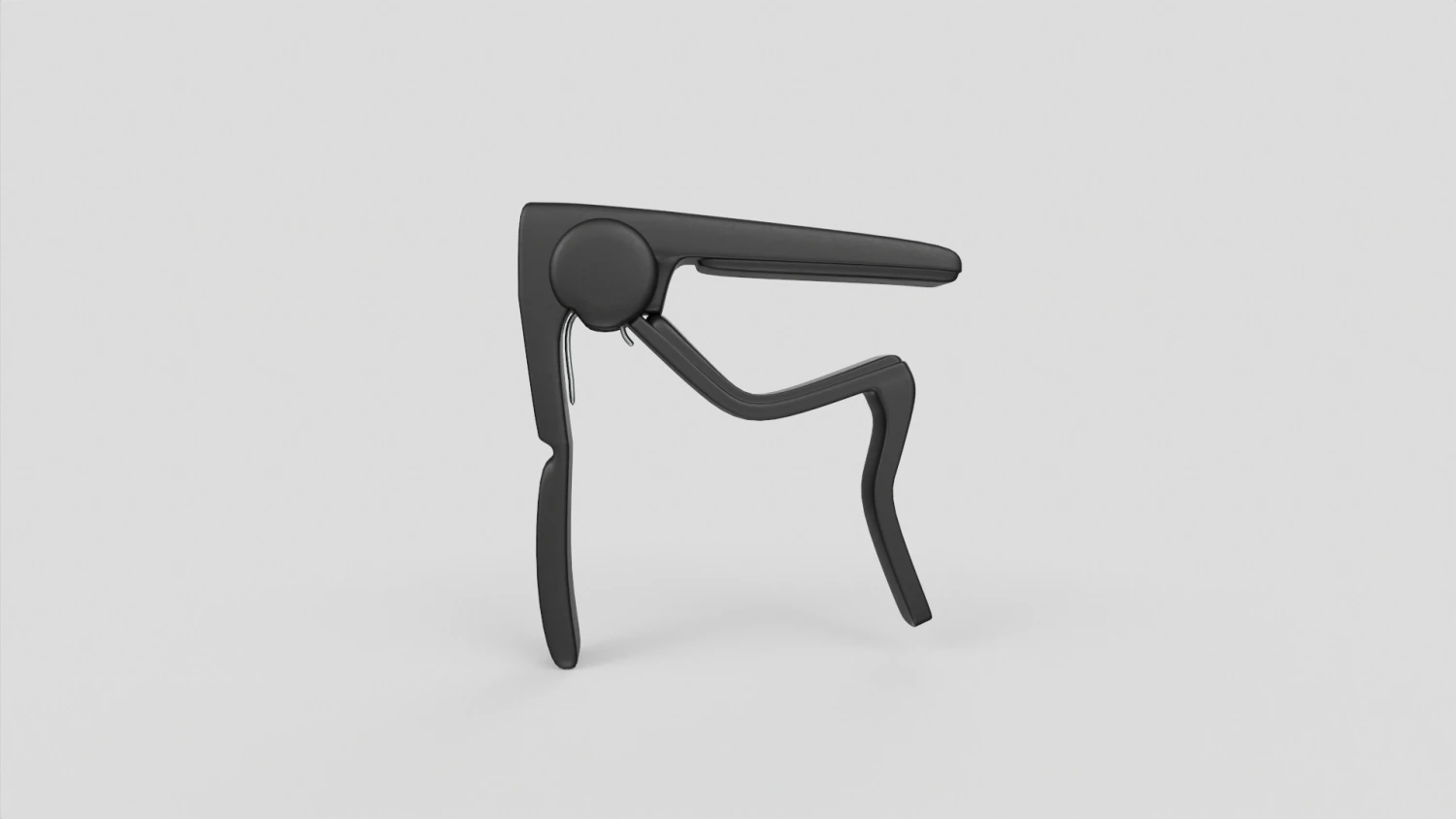Guitar Capo 3D Model .c4d .max .obj .3ds .fbx .stl .blend 