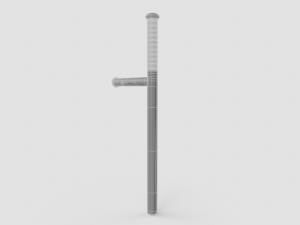 Police Baton Modello 3D