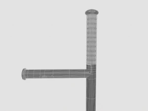 Police Baton 3D Model