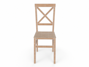 Wooden Chair 3D 模型