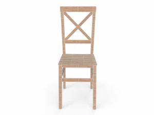 Wooden Chair 3D Model