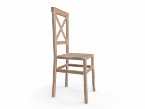 Wooden Chair 3D 模型