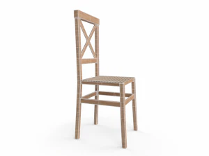 Wooden Chair 3D Model