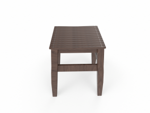 Wooden Stool Model 3D