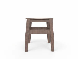 Wooden Stool 3D Model