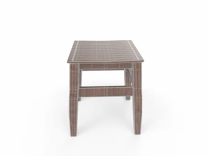 Wooden Stool 3D Model