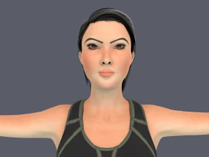 Liany Woman Character 3D Model