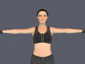 Liany Woman Character 3D 模型