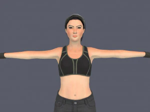 Liany Woman Character 3D Model