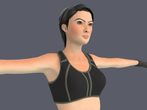 Liany Woman Character 3D Model