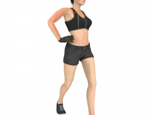 Liany Woman Character 3D Model