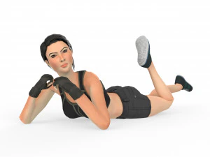 Liany Woman Character 3D Model