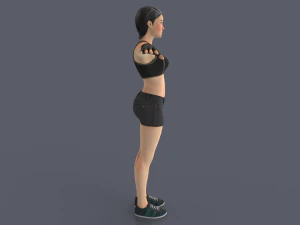 Liany Woman Character 3D Model