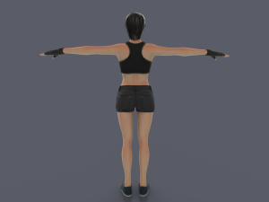 Liany Woman Character 3D 模型
