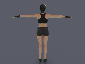 Liany Woman Character 3D Model