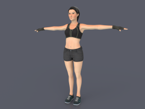 Liany Woman Character 3D 模型