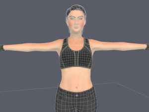 Liany Woman Character 3D Model