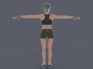 Liany Woman Character 3D Model