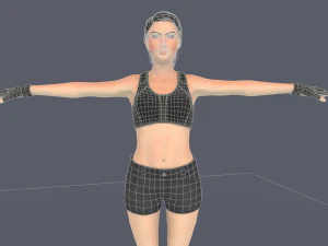 Liany Woman Character 3D Model