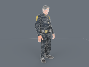 Police Boy 3D Model