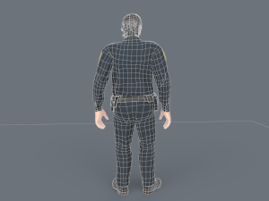 Police Boy 3D Model