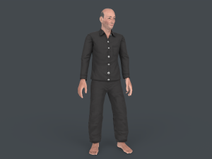 Old Man 3D Model