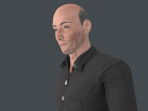 Old Man 3D Model