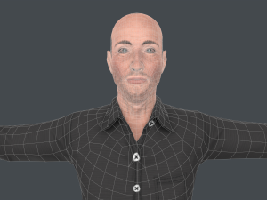 Old Man 3D Model