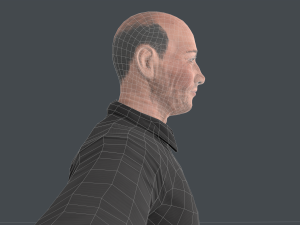 Old Man 3D Model