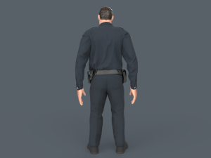 Police Man 3D Модель