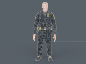 Police Man 3D Модель