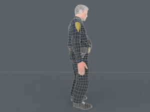 Police Man 3D Model