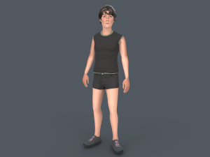 Young Boy 3D Model