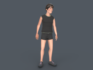 Young Boy 3D Model