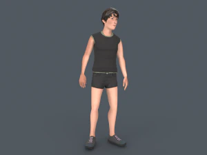 Young Boy 3D Model