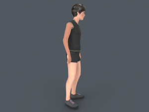 Young Boy 3D Model