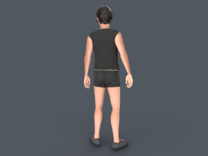 Young Boy 3D Model