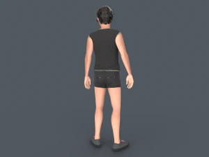 Young Boy 3D Model