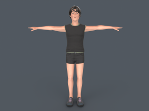 Young Boy 3D Model