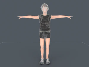 Young Boy 3D Model