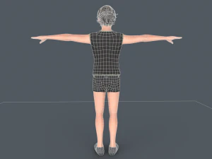 Young Boy 3D Model