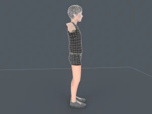 Young Boy 3D Model
