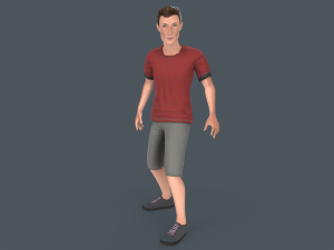 Tall Young Boy Model 3D