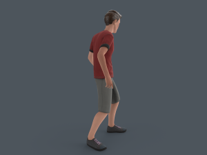 Tall Young Boy Modelo 3D