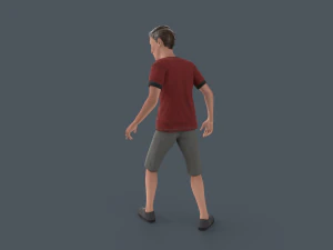 Tall Young Boy 3D Model