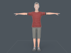 Tall Young Boy Modelo 3D