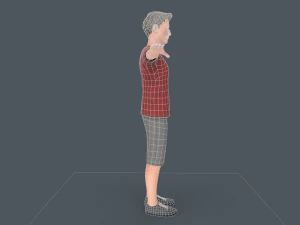 Tall Young Boy 3D Model