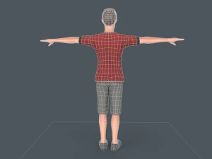 Tall Young Boy 3D Model